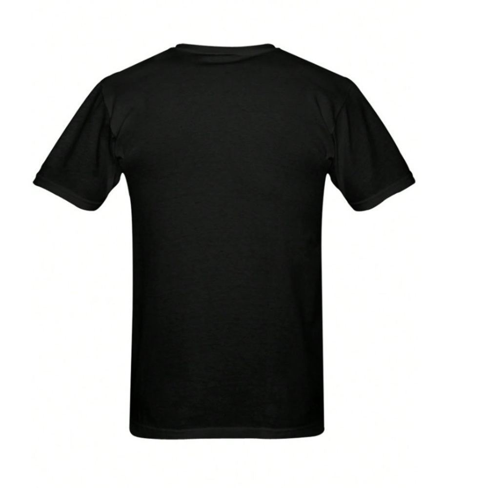 Men's Black Short Sleeve Crew Neck Tee